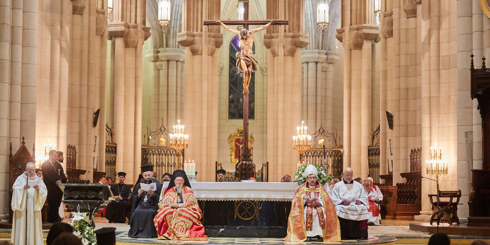 Vísperas Ecuménicas con Su Santidad Bartolomé I en la Catedral de la Almudena en Madrid
